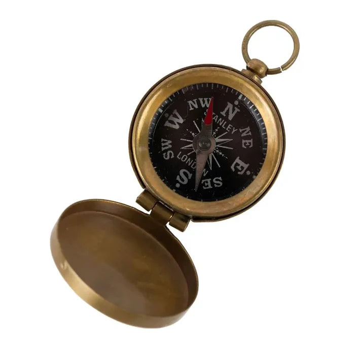 Brass Pocket Compass - Madison's Niche