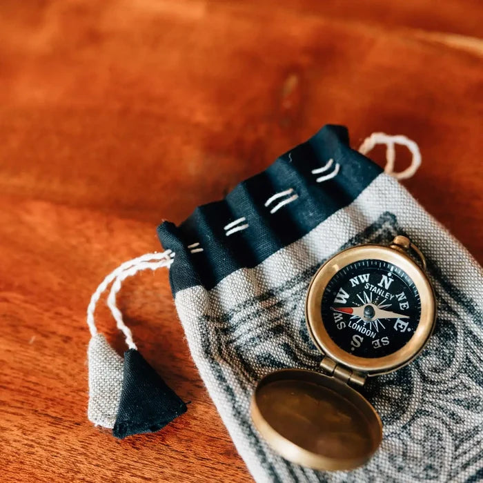 Brass Pocket Compass - Madison's Niche
