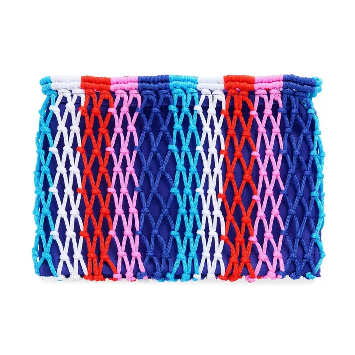 Braziliana Zip Pouch in Blue - Madison's Niche