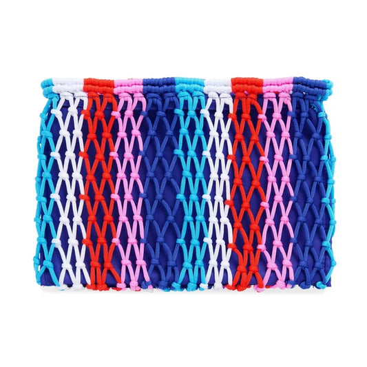 Braziliana Zip Pouch in Blue - Madison's Niche