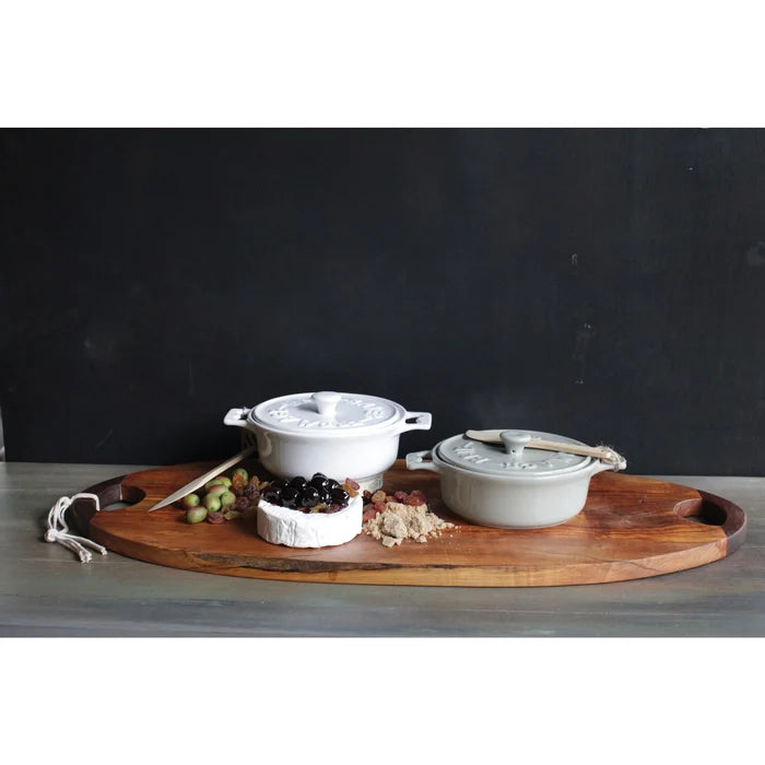 Brie Baker with Scoop in Grey - Madison's Niche