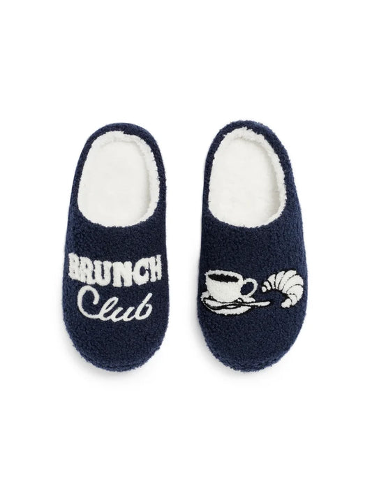 "Brunch Club" Slippers - Madison's Niche
