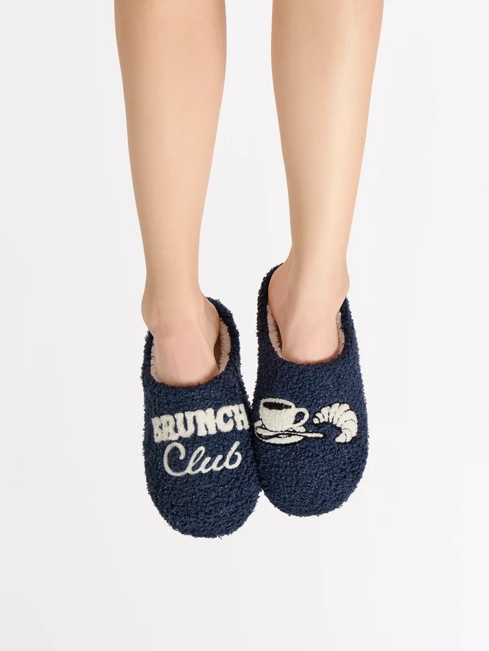"Brunch Club" Slippers - Madison's Niche