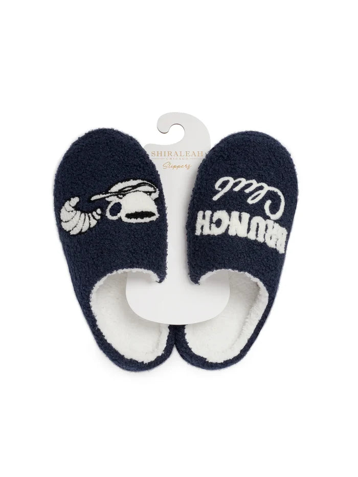"Brunch Club" Slippers - Madison's Niche