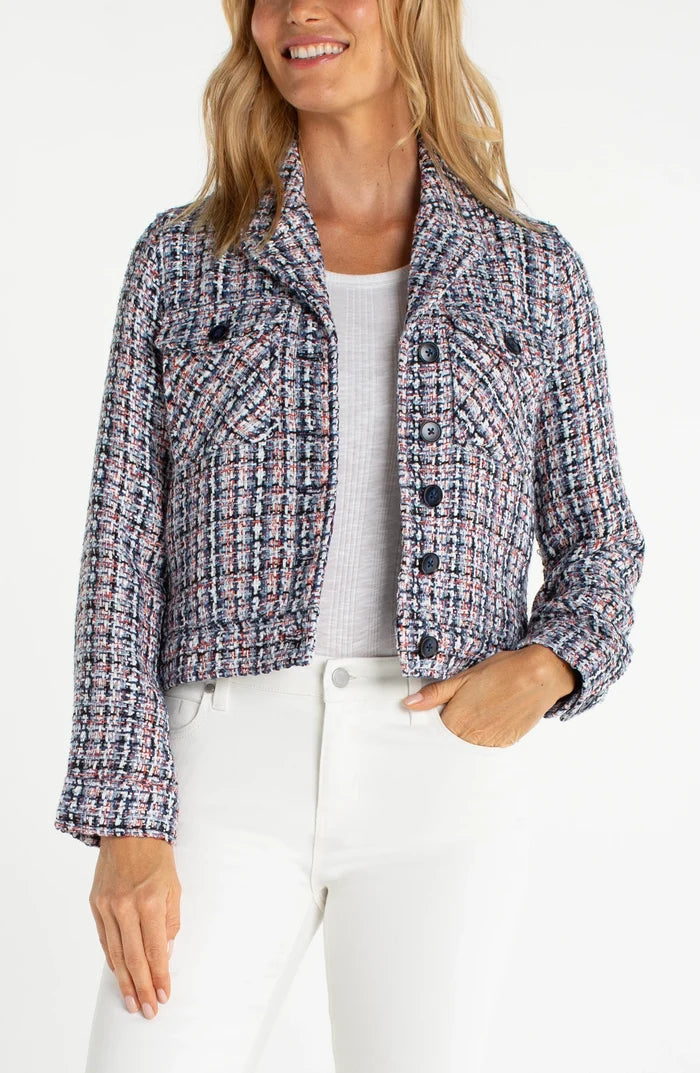 Button Front Woven Jacket - Madison's Niche