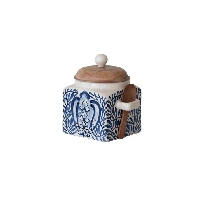 Canister with Lid & Spoon - Madison's Niche