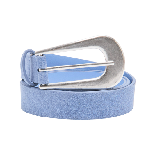 Cannon Suede Belt in Cornflower