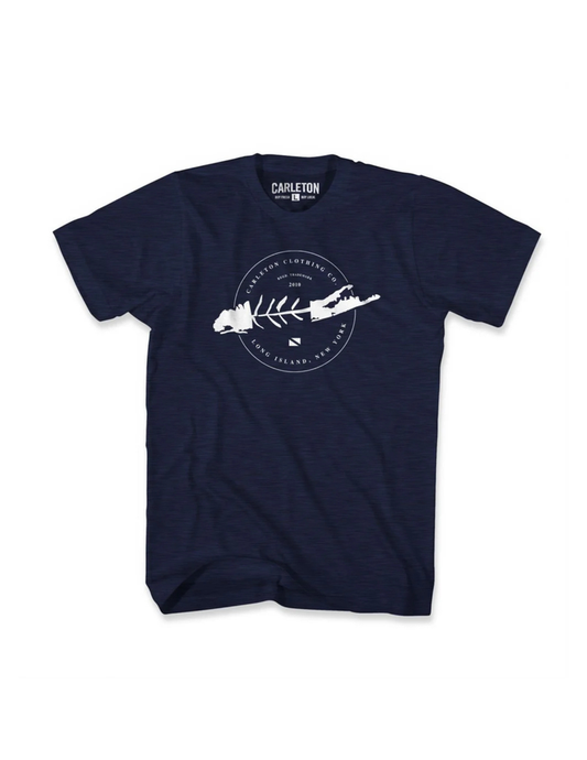 Carleton Circle LI Fish in Navy - Madison's Niche