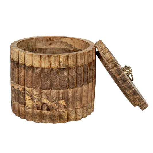 Carved Mango Wood Box - Madison's Niche