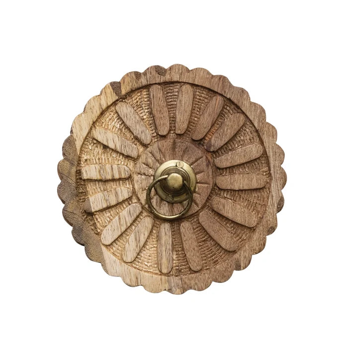Carved Mango Wood Box - Madison's Niche