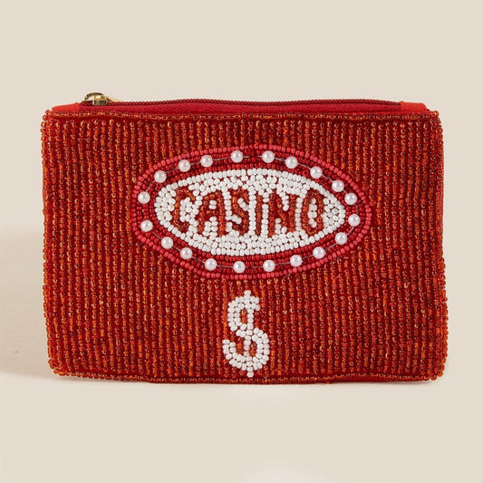 Casino Money Coin Purse - Madison's Niche