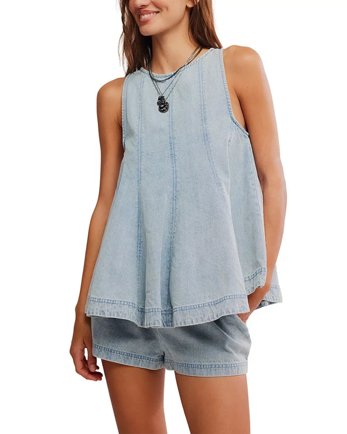 Cassius Denim Set in Bleachout - Madison's Niche