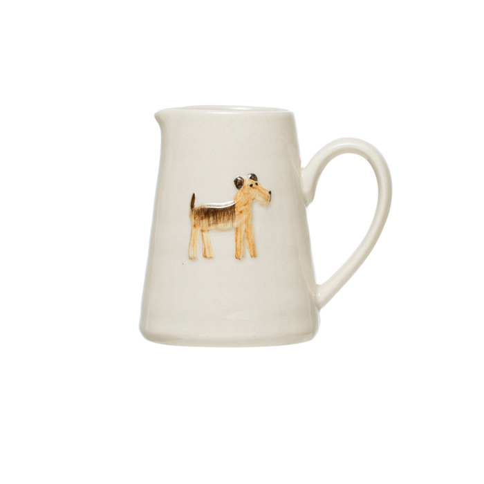 Cat and Dog Stoneware Creamer - Madison's Niche