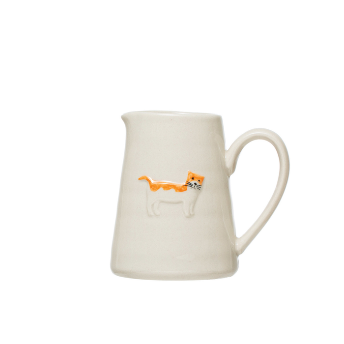 Cat and Dog Stoneware Creamer - Madison's Niche