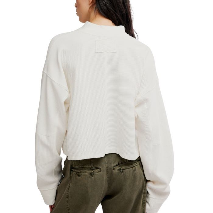 Celeste Quarter Zip in Ivory