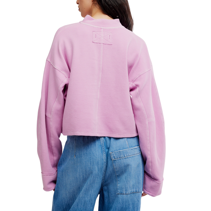 Celeste Quarter Zip in Pink