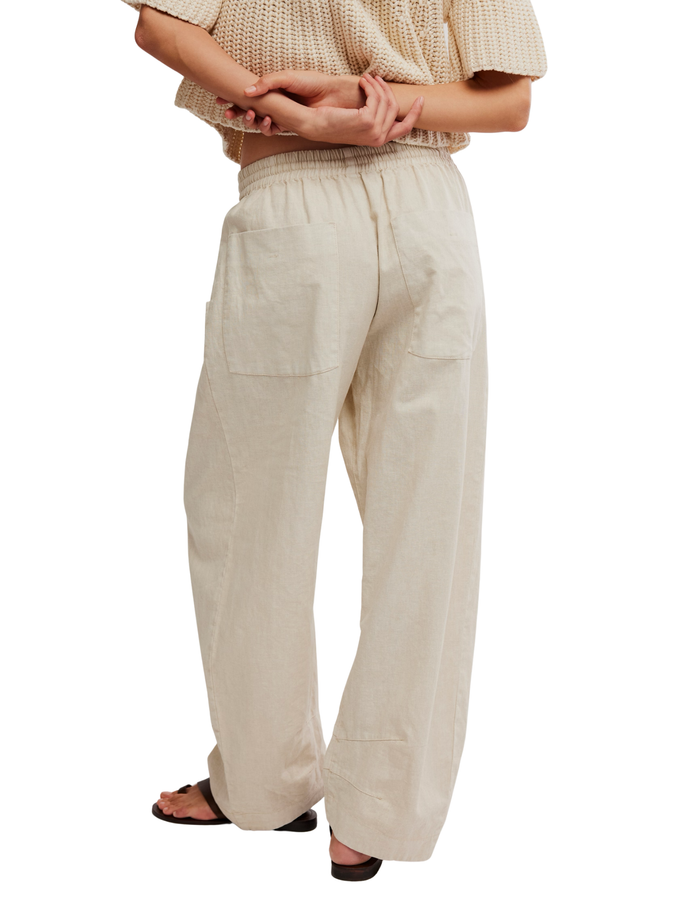 Chambers Laidback Pull-On Pants in Sand - Madison's Niche