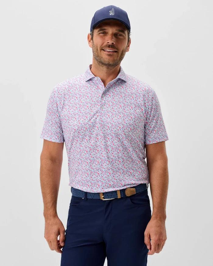 Charmer Polo in Punch - Madison's Niche