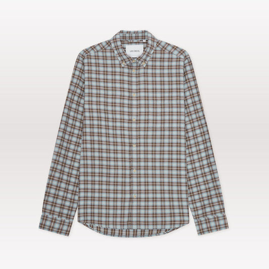 Check Shirt - Faded Denim Blue