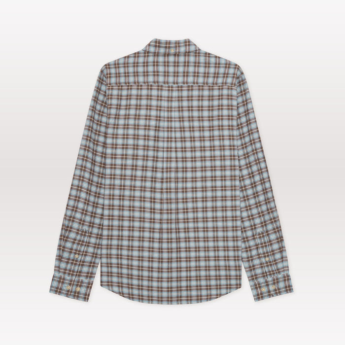 Check Shirt - Faded Denim Blue
