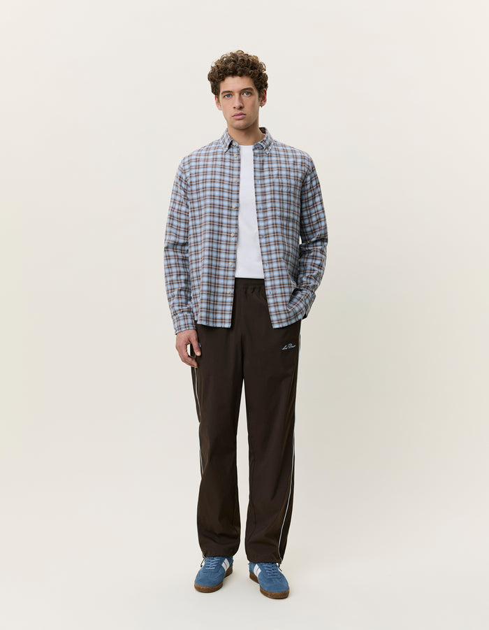Check Shirt - Faded Denim Blue