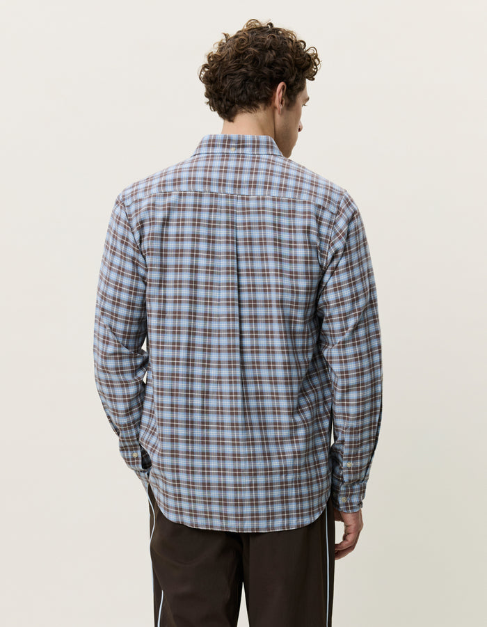 Check Shirt - Faded Denim Blue