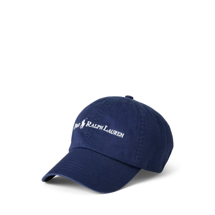 Chino Sport Cap with Logo in Navy - Madison's Niche