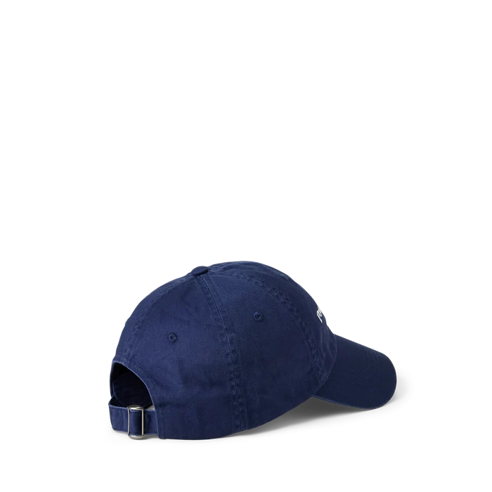 Chino Sport Cap with Logo in Navy - Madison's Niche