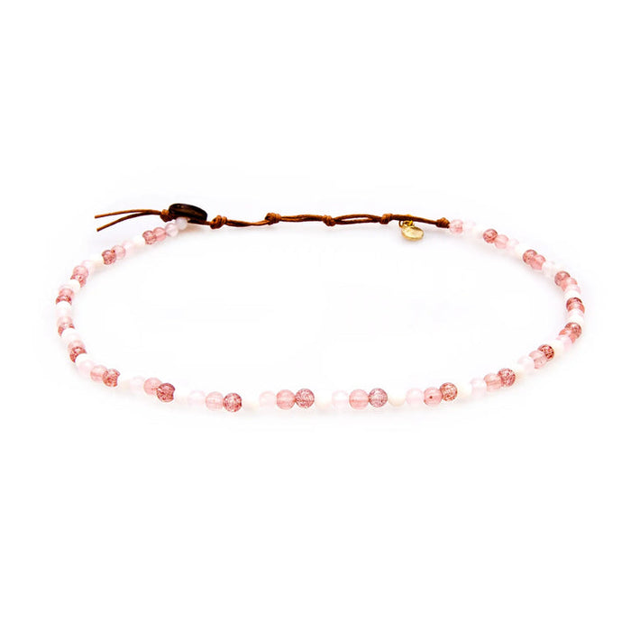 Choker/Double Wrap 4mm Healing Necklace