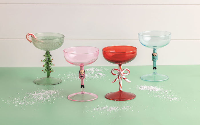 Christmas Icon Coupe Glasses