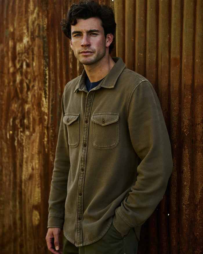 Chroma Blanket Shirt in Beach Wood