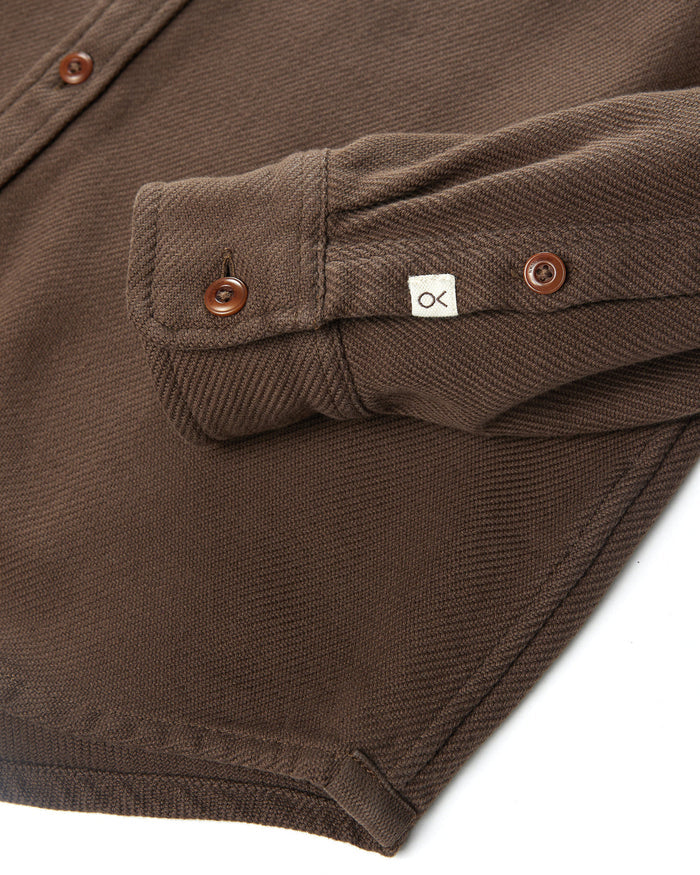 Chroma Blanket Shirt in Beach Wood - Madison's Niche