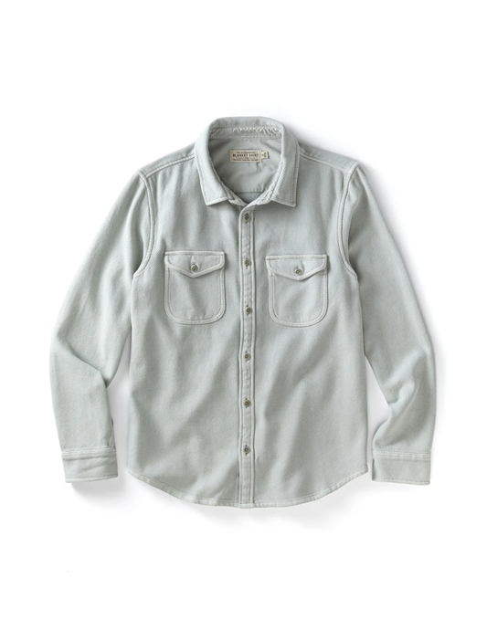 Chroma Blanket Shirt in Fog Grey - Madison's Niche