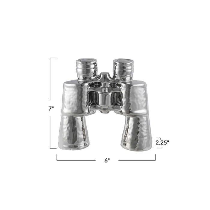 Chrome Binoculars Décor - Madison's Niche
