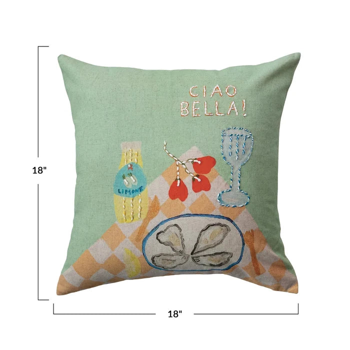 Ciao Bella! Pillow - Madison's Niche