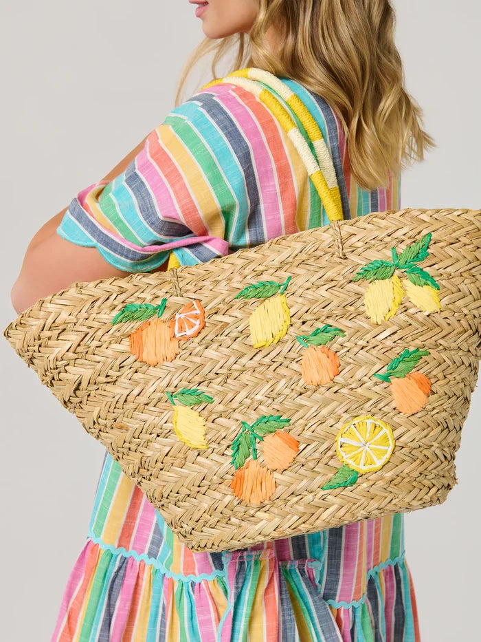 Citrina Tote in Natural - Madison's Niche