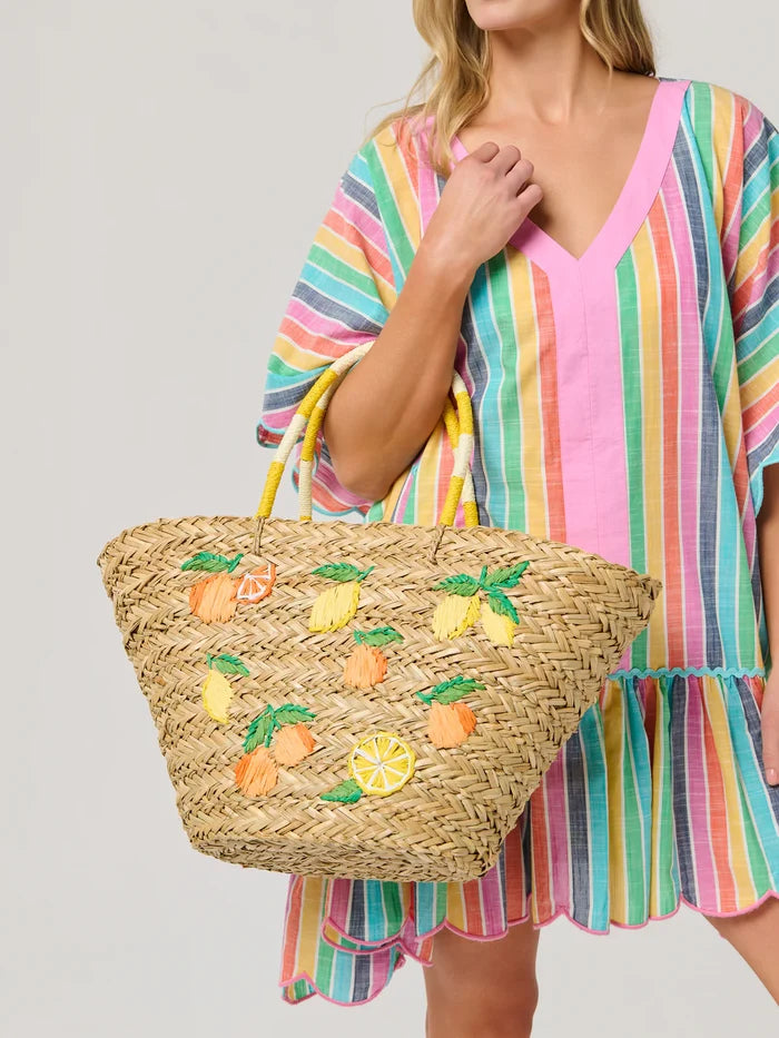 Citrina Tote in Natural - Madison's Niche