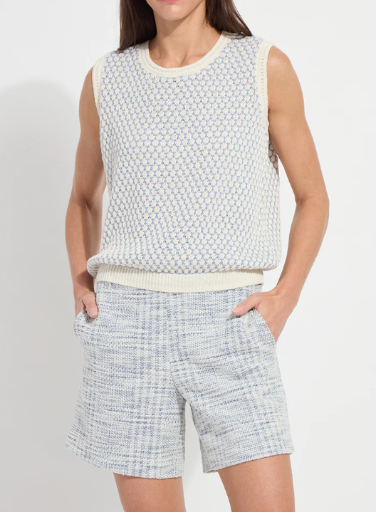 Claire Mesh Sweater Shell - Madison's Niche