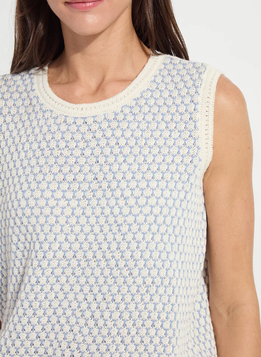 Claire Mesh Sweater Shell - Madison's Niche