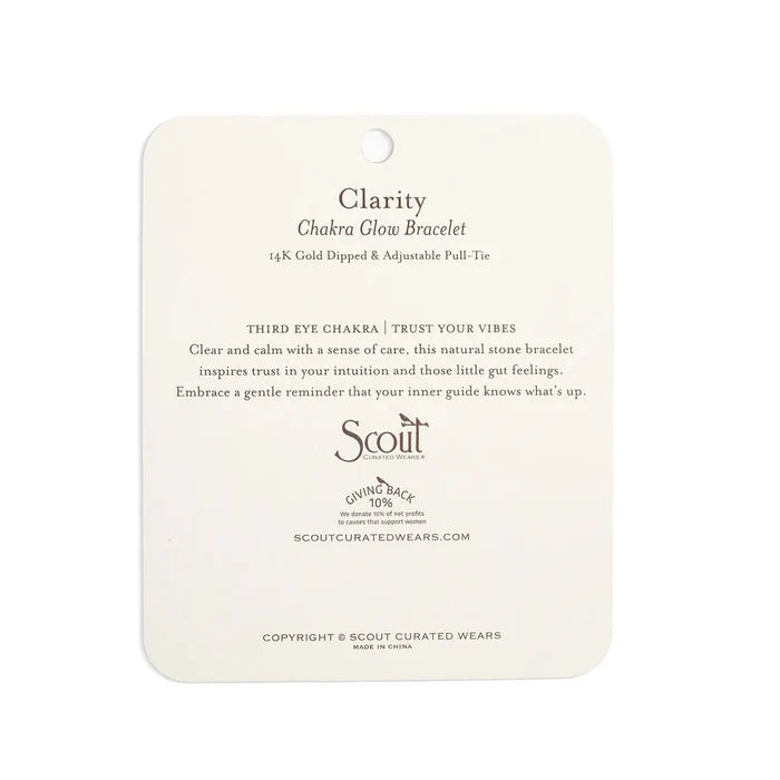 Clarity Chakra Bracelet - Madison's Niche