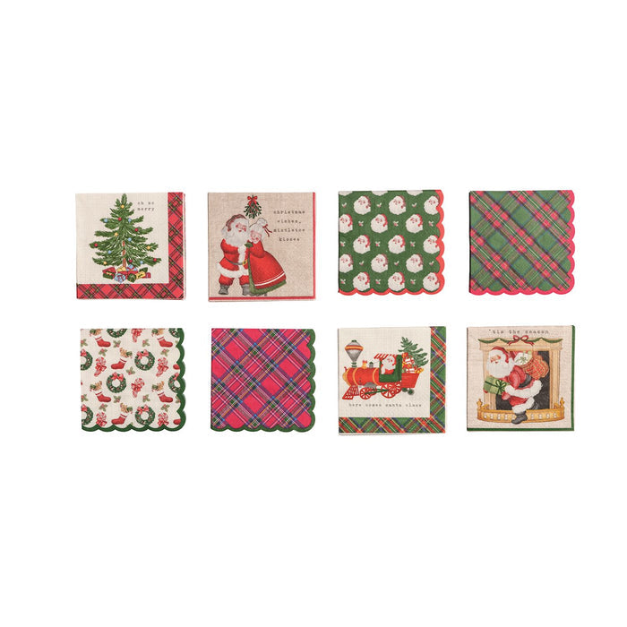 Classic Christmas Cocktail Napkin