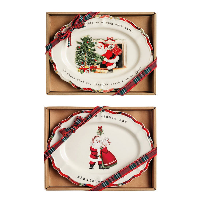 Classic Christmas Sentiment Plate