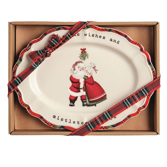 Classic Christmas Sentiment Plate