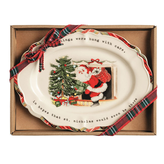 Classic Christmas Sentiment Plate