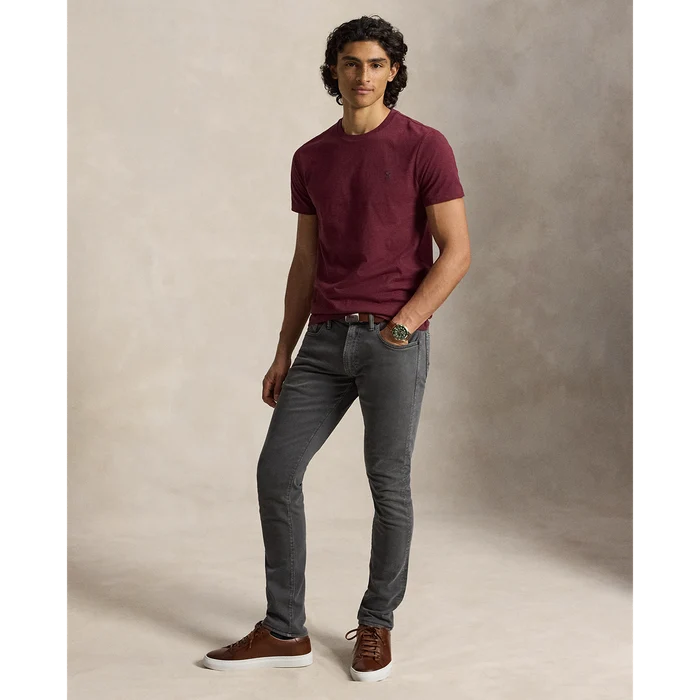 Classic Crewneck T-Shirt in Spring Wine Heather