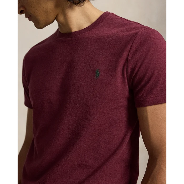 Classic Crewneck T-Shirt in Spring Wine Heather