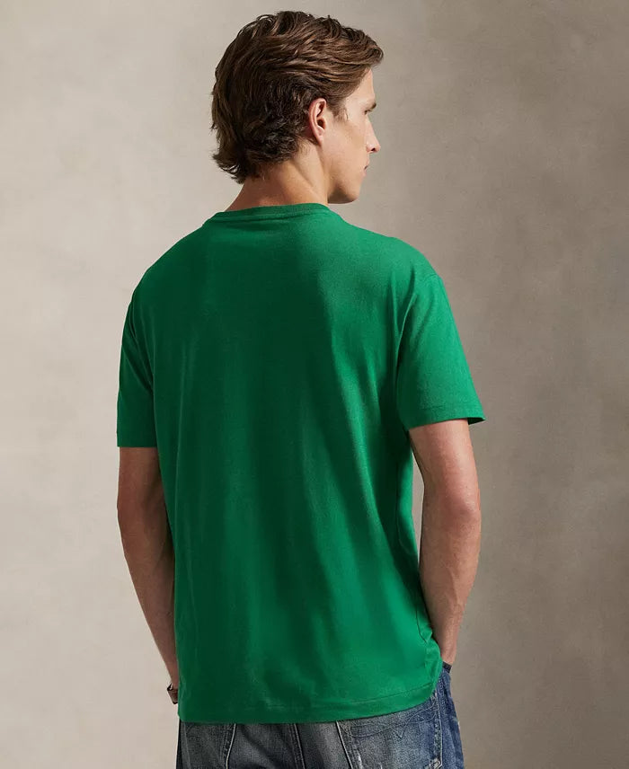 Classic-Fit Crewneck T-Shirt in Erine Green - Madison's Niche
