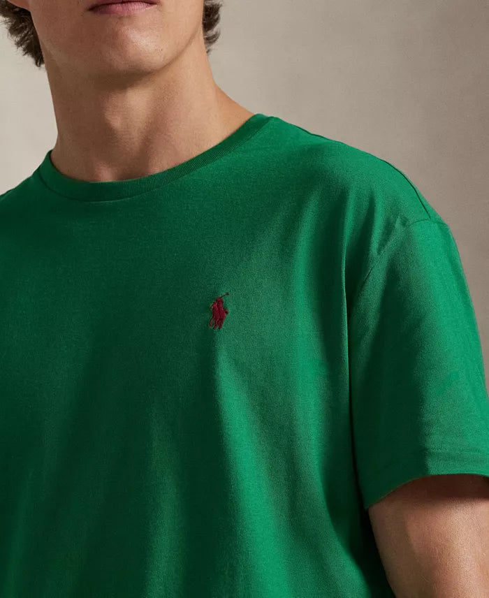 Classic-Fit Crewneck T-Shirt in Erine Green - Madison's Niche