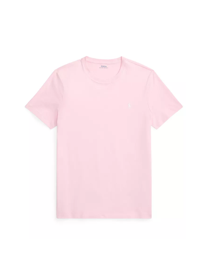 Classic-Fit Crewneck T-Shirt in Garden Pink - Madison's Niche