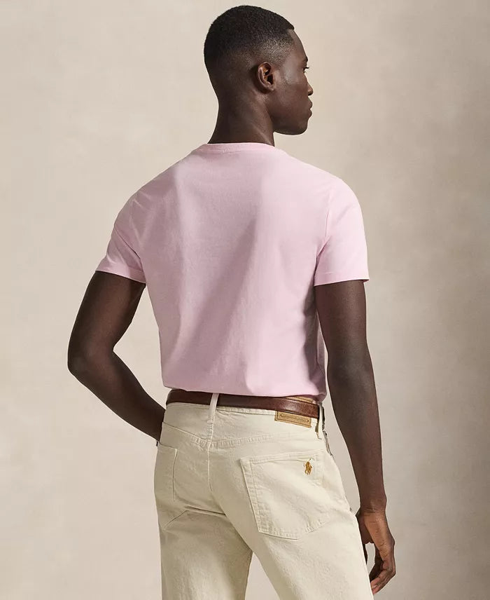 Classic-Fit Crewneck T-Shirt in Garden Pink - Madison's Niche